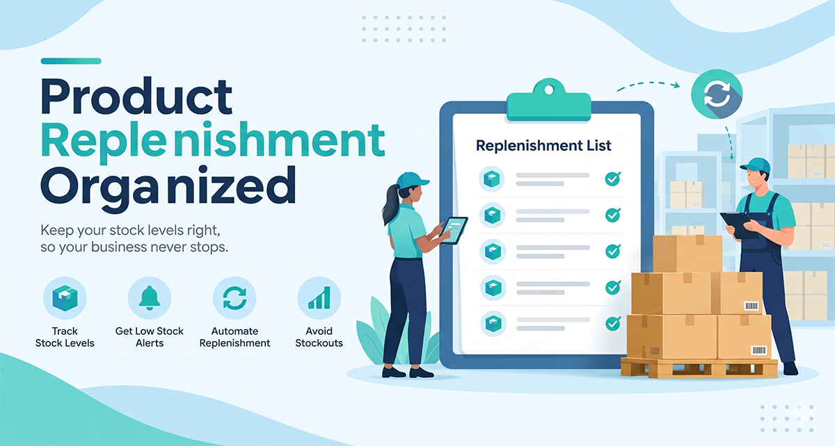 Keep Product Replenishment Organized  | VendorElite.com